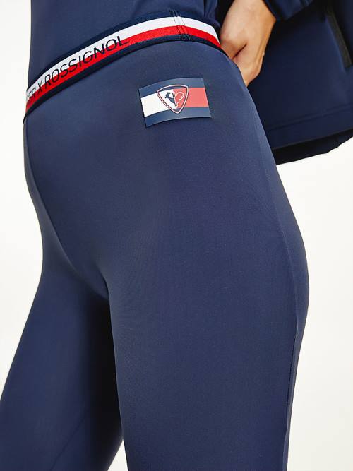 Tommy Hilfiger Rossignol Base Layer Ski Tayt Kadın Mavi | TH024CPD