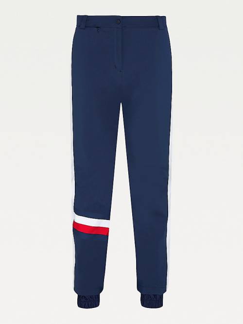 Tommy Hilfiger Rossignol Colour-Blocked Ski Pantolon Kadın Mavi | TH876VZF