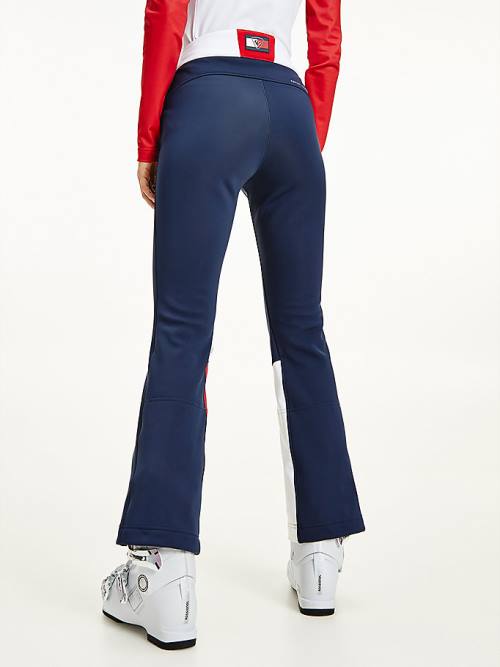 Tommy Hilfiger Rossignol Colour-Blocked Ski Pantolon Kadın Mavi | TH918VXN