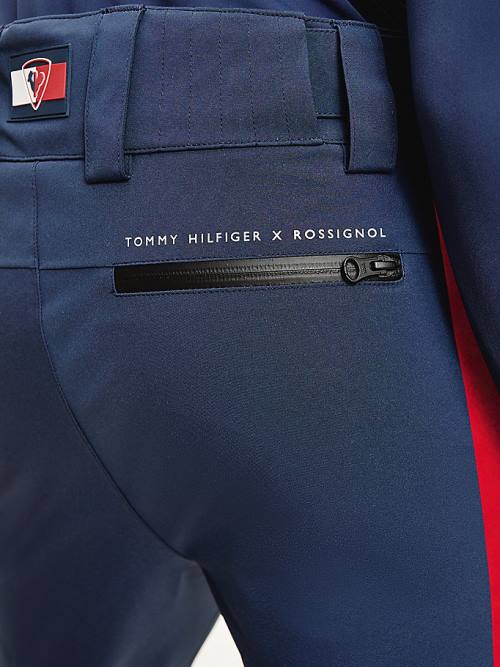 Tommy Hilfiger Rossignol Contrast Stripe Ski Pantolon Erkek Mavi | TH943LBZ