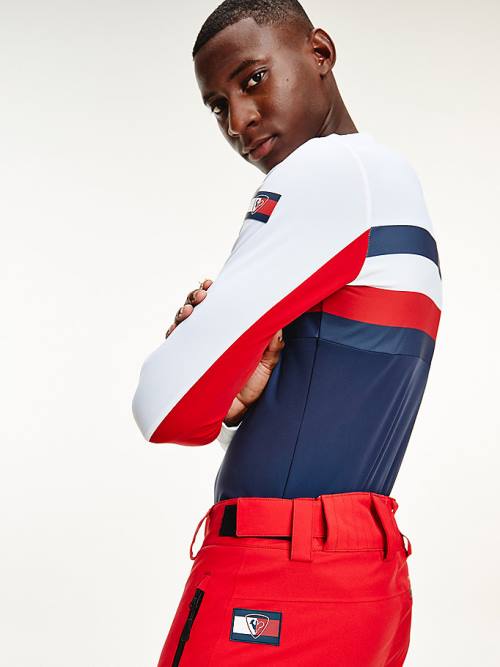 Tommy Hilfiger Rossignol Signature Detail Stretch Ski Pantolon Erkek Kırmızı | TH437ORH