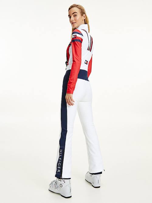 Tommy Hilfiger Rossignol Ski Dungarees Elbise Kadın Beyaz | TH706GEW