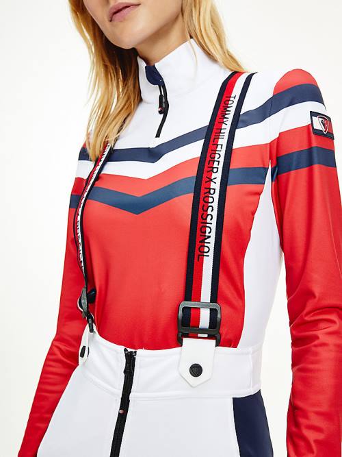 Tommy Hilfiger Rossignol Ski Dungarees Elbise Kadın Beyaz | TH706GEW