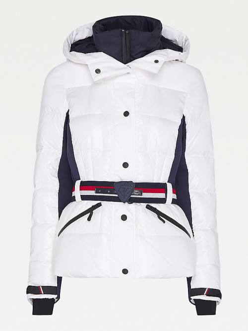 Tommy Hilfiger Rossignol Tonal Ski Ceket Kadın Beyaz | TH028FYS