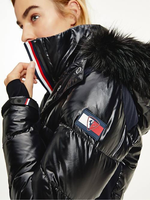 Tommy Hilfiger Rossignol Tonal Ski Ceket Kadın Siyah | TH784WSH