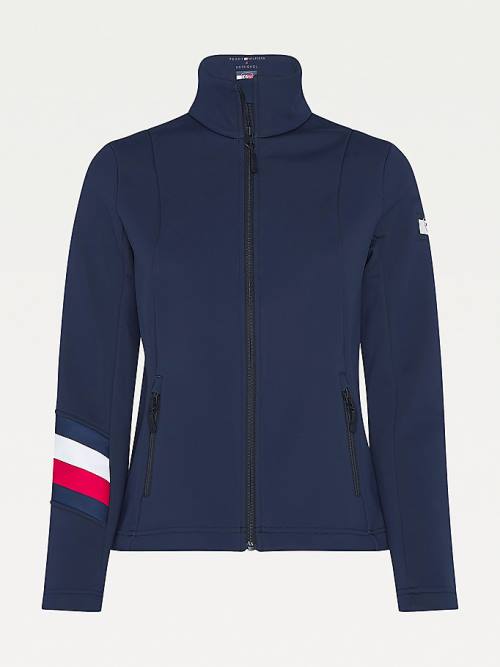 Tommy Hilfiger Rossignol Zip-Thru Ski Ceket Kadın Mavi | TH971MZP