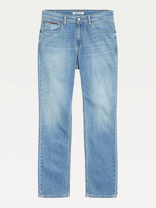 Tommy Hilfiger Ryan Straight Distressed Jean Pantolon Erkek Denim | TH105JMG