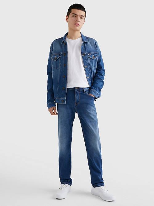 Tommy Hilfiger Ryan Straight Relaxed Fit Faded Jean Pantolon Erkek Denim | TH086RVW