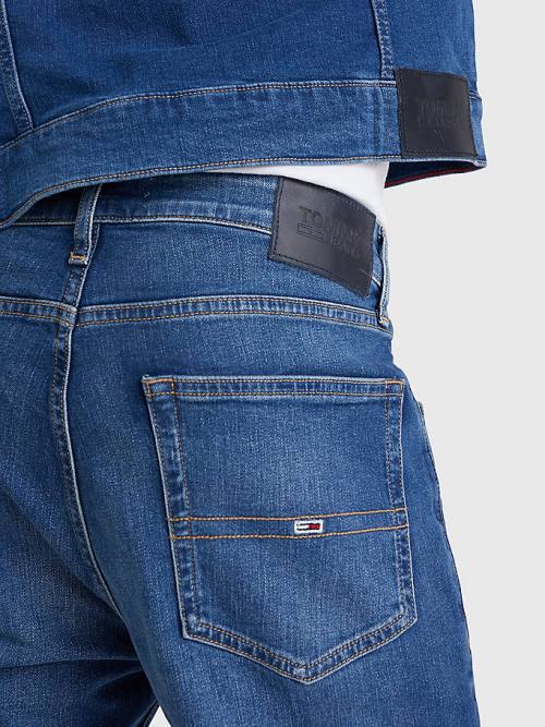 Tommy Hilfiger Ryan Straight Relaxed Fit Faded Jean Pantolon Erkek Denim | TH086RVW