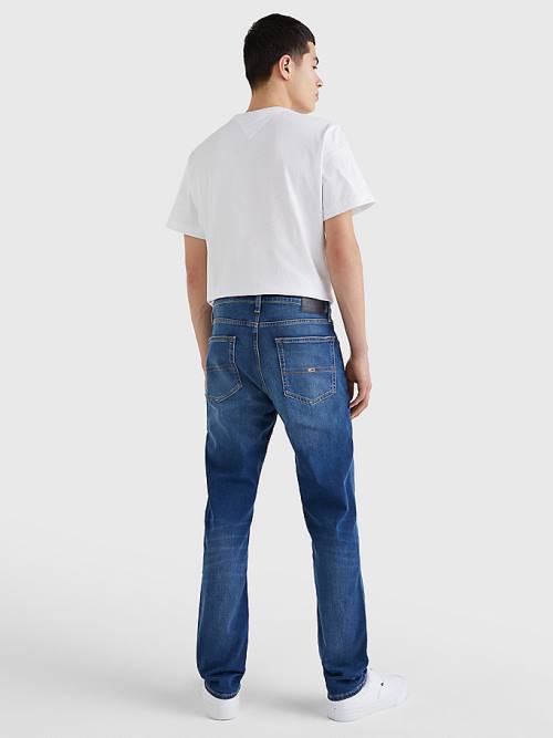 Tommy Hilfiger Ryan Straight Relaxed Fit Faded Jean Pantolon Erkek Denim | TH086RVW