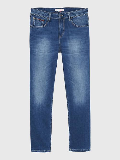 Tommy Hilfiger Ryan Straight Relaxed Fit Faded Jean Pantolon Erkek Denim | TH086RVW