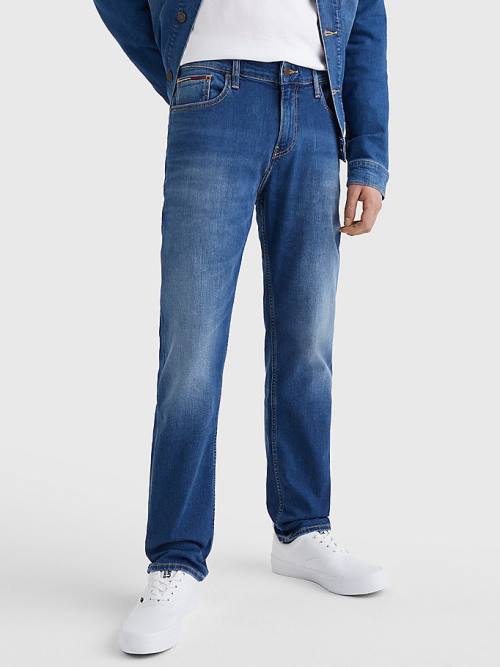 Tommy Hilfiger Ryan Straight Relaxed Fit Faded Jean Pantolon Erkek Denim | TH086RVW