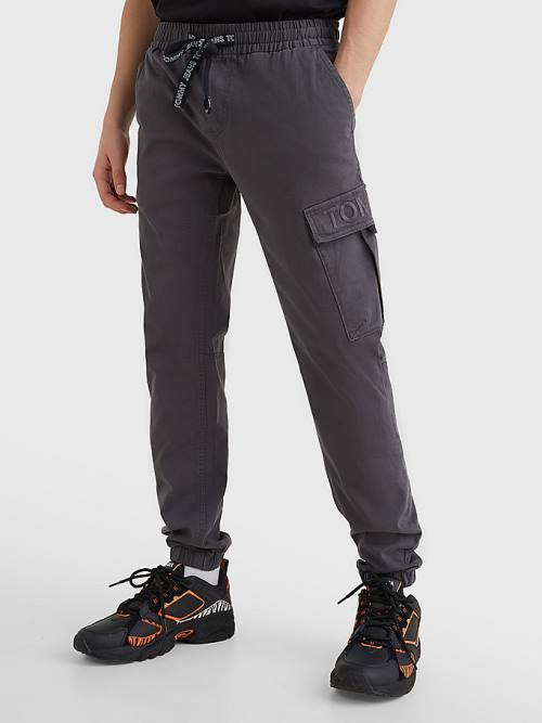 Tommy Hilfiger Scanton Cargo Pocket Joggers Pantolon Erkek Gri | TH783XRE