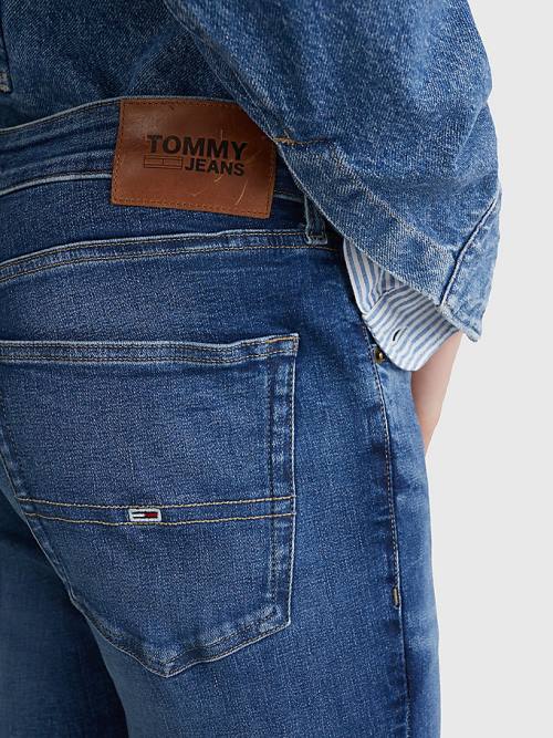 Tommy Hilfiger Scanton Faded Slim Fit Jean Pantolon Erkek Denim | TH658GQJ