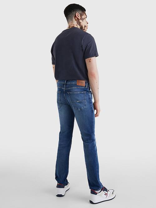 Tommy Hilfiger Scanton Faded Slim Fit Jean Pantolon Erkek Denim | TH658GQJ