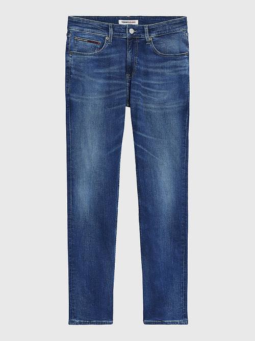 Tommy Hilfiger Scanton Faded Slim Fit Jean Pantolon Erkek Denim | TH658GQJ