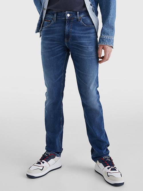 Tommy Hilfiger Scanton Faded Slim Fit Jean Pantolon Erkek Denim | TH658GQJ