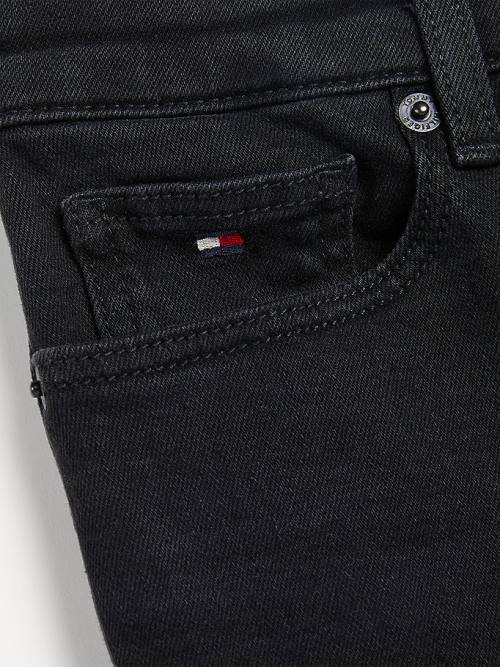 Tommy Hilfiger Scanton Slim Black Jean Pantolon Erkek Çocuk Denim | TH301KAV