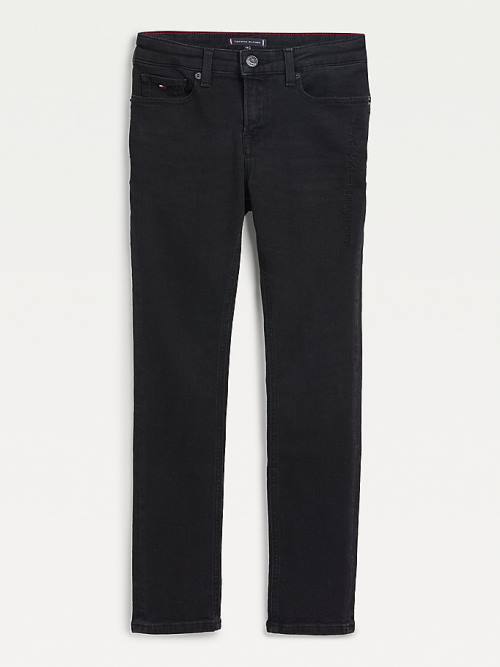 Tommy Hilfiger Scanton Slim Black Jean Pantolon Erkek Çocuk Denim | TH301KAV