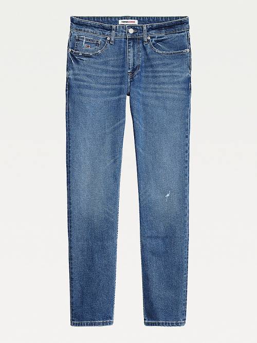 Tommy Hilfiger Scanton Slim Distressed Jean Pantolon Erkek Denim | TH806XUK