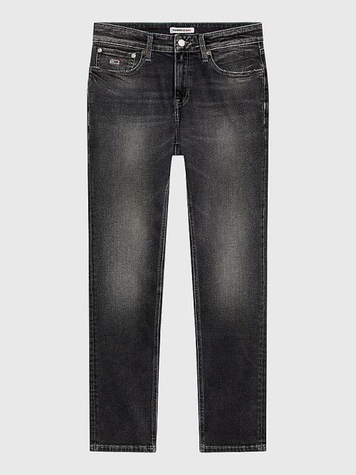 Tommy Hilfiger Scanton Slim Faded Black Jean Pantolon Erkek Denim | TH598WLF