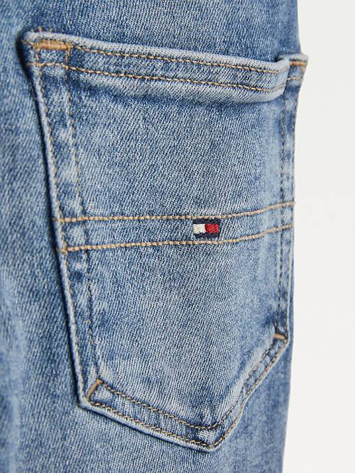 Tommy Hilfiger Scanton Slim Faded Hemp Jean Pantolon Erkek Çocuk Denim | TH179QMW