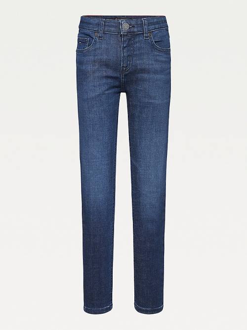 Tommy Hilfiger Scanton Slim Faded Jean Pantolon Erkek Çocuk Denim | TH196JHT