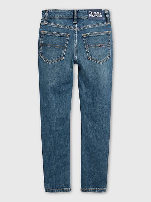 Tommy Hilfiger Scanton Slim Faded Jean Pantolon Erkek Çocuk Denim | TH471TJA