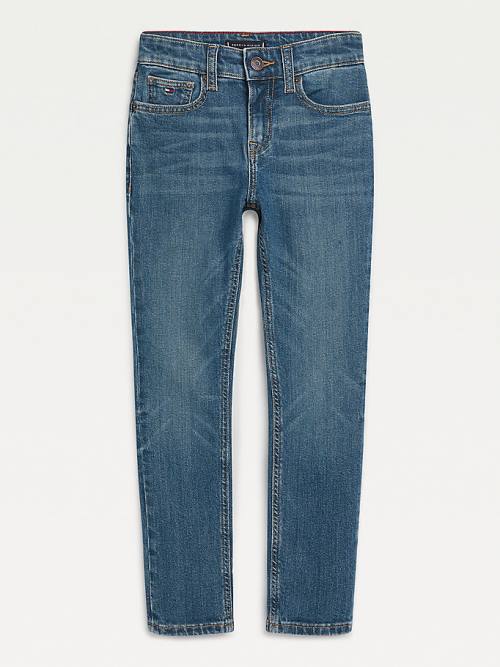 Tommy Hilfiger Scanton Slim Faded Jean Pantolon Erkek Çocuk Denim | TH471TJA