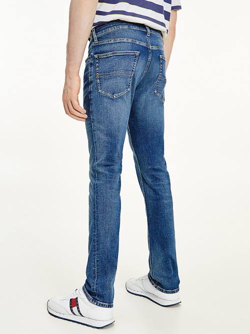 Tommy Hilfiger Scanton Slim Faded Jean Pantolon Erkek Denim | TH657SXM