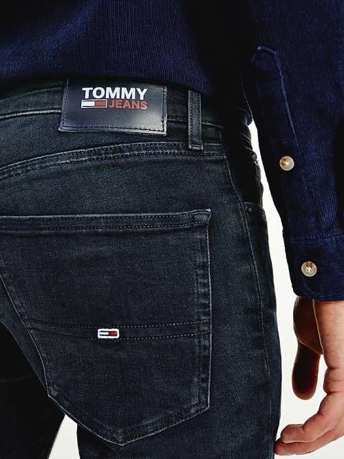 Tommy Hilfiger Scanton Slim Fit Black Faded Jean Pantolon Erkek Denim | TH640XRC