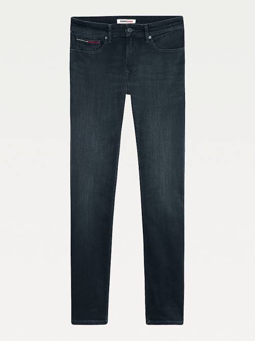 Tommy Hilfiger Scanton Slim Fit Black Faded Jean Pantolon Erkek Denim | TH640XRC