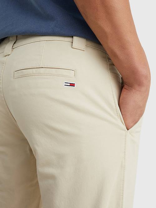 Tommy Hilfiger Scanton Slim Fit Chinos Pantolon Erkek Bej Rengi | TH084JNW