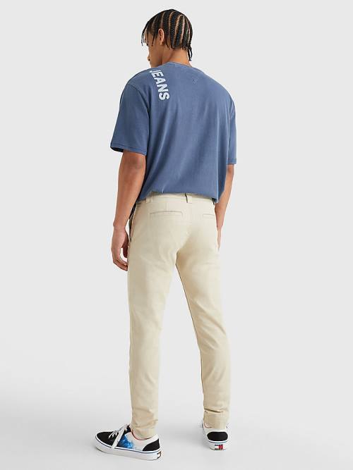 Tommy Hilfiger Scanton Slim Fit Chinos Pantolon Erkek Bej Rengi | TH084JNW