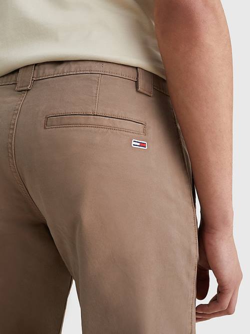 Tommy Hilfiger Scanton Slim Fit Chinos Pantolon Erkek Gri | TH246VEZ