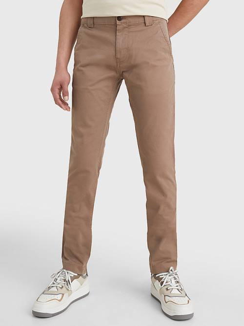 Tommy Hilfiger Scanton Slim Fit Chinos Pantolon Erkek Gri | TH246VEZ