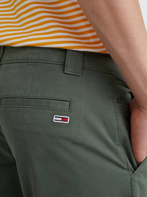 Tommy Hilfiger Scanton Slim Fit Chinos Pantolon Erkek Yeşil | TH508DEY