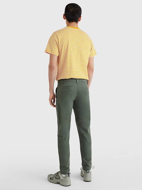 Tommy Hilfiger Scanton Slim Fit Chinos Pantolon Erkek Yeşil | TH508DEY