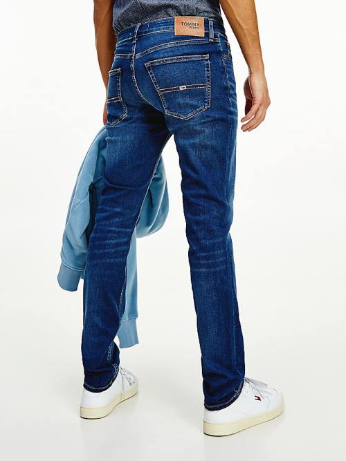 Tommy Hilfiger Scanton Slim Fit Faded Jean Pantolon Erkek Denim | TH245QFZ