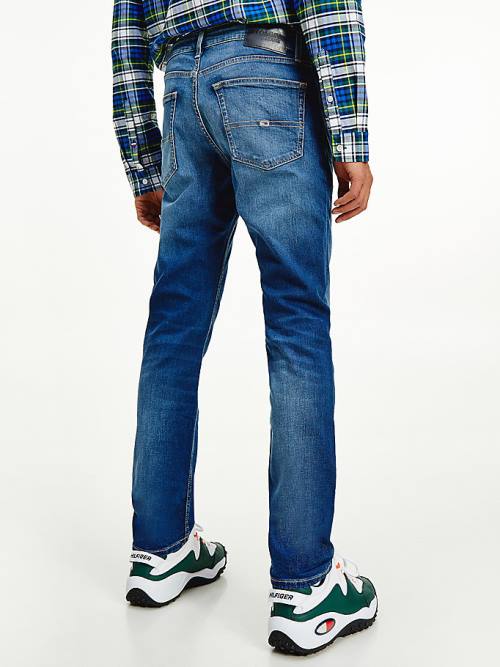 Tommy Hilfiger Scanton Slim Fit Faded Jean Pantolon Erkek Denim | TH876VFD