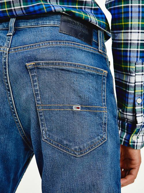 Tommy Hilfiger Scanton Slim Fit Faded Jean Pantolon Erkek Denim | TH876VFD