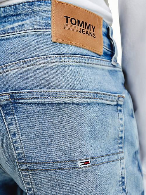 Tommy Hilfiger Scanton Slim Fit Light Faded Jean Pantolon Erkek Denim | TH628XME