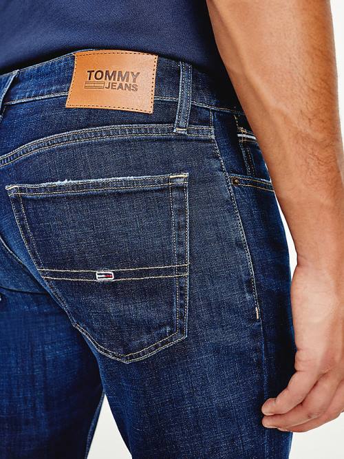 Tommy Hilfiger Scanton Slim Recycled Pamuklu Jean Pantolon Erkek Denim | TH127NZD