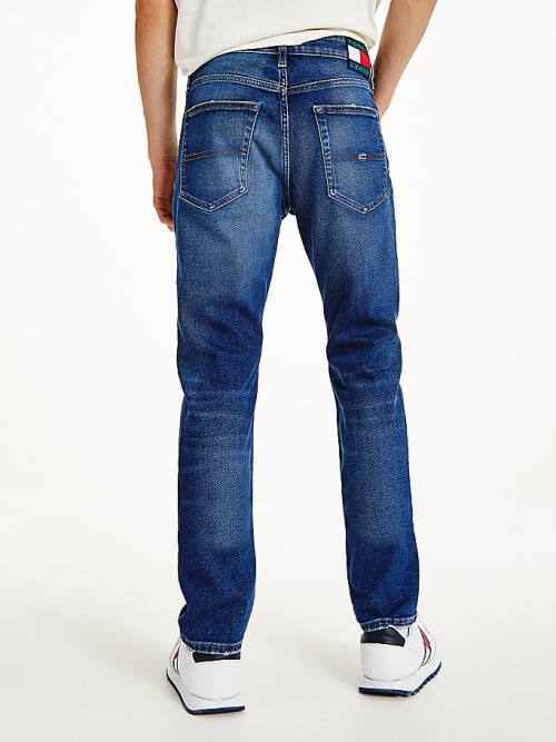 Tommy Hilfiger Scanton Slim Recycled Pamuklu Jean Pantolon Erkek Denim | TH589TDO