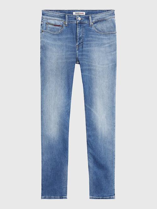 Tommy Hilfiger Scanton Stretch Slim Fit Jean Pantolon Erkek Denim | TH089NLB