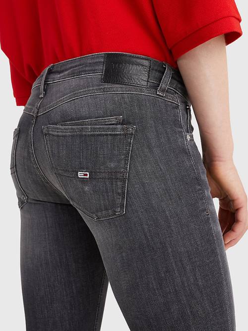 Tommy Hilfiger Scarlett Low Rise Skinny Black Ankle Jean Pantolon Kadın Denim | TH398NTZ