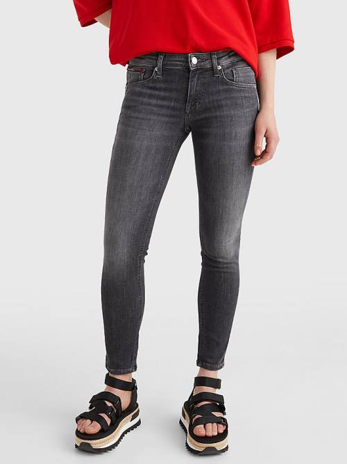 Tommy Hilfiger Scarlett Low Rise Skinny Black Ankle Jean Pantolon Kadın Denim | TH398NTZ