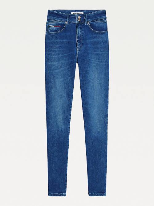 Tommy Hilfiger Shape High Rise Skinny Jean Pantolon Kadın Denim | TH203PSV