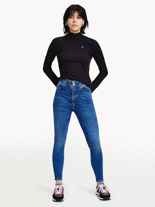 Tommy Hilfiger Shape High Rise Skinny Jean Pantolon Kadın Denim | TH203PSV