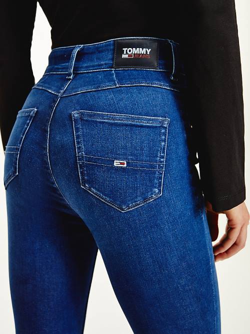 Tommy Hilfiger Shape High Rise Skinny Jean Pantolon Kadın Denim | TH358ZHS